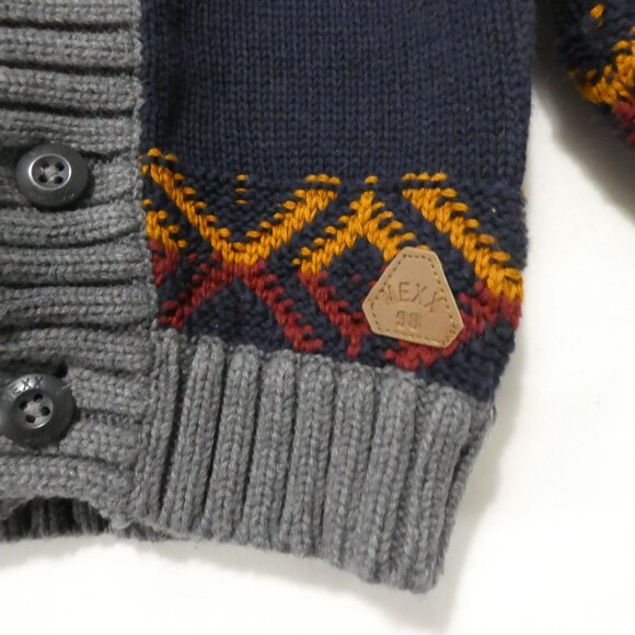 MEXX | 12-18 months | Toddler Geometric Pattern Button-Up Cardigan - Picture 8 of 14